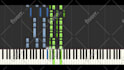 make synthesia piano tutorial video with midi