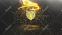 make luxury gold logo intro animation in 4k