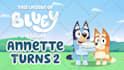 design a personalized birthday greet from bluey