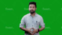 shoot a green screen video as indian spokesperson