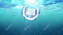 make realistic ocean logo reveal intro