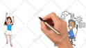 create whiteboard animation explainer youtube video