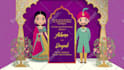 create a unique popup wedding invitation video in 48 hours