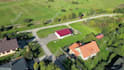 do a real estate drone video editing with motion graphics