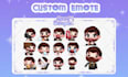 draw twitch emote, twitch animated emotes, sub badges