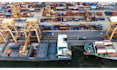 put your logo or website on container truck
