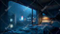 create cozy room raining video for your youtube