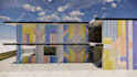 do house exterior facade 3d modeling , rendering