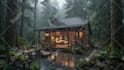create cozy ambient relaxing rain video for youtube channel