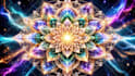 create a relaxing mandala, audio visual loop for your video