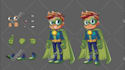 design custom 2d cartoon characters ready for animation