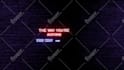 create modern neon lyric video
