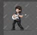create anime style pixel art character sprite for your game
