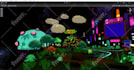 design low poly optimized unity 3d environment for game level