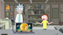 create cartoon rick and morty, bojack horseman style animation