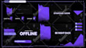 create cute an animated stream overlay for kick, twitch, youtube