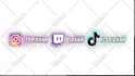 create an animated social media overlay