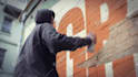 spray paint your logo or image on a graffiti wall video