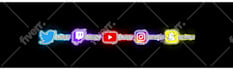 create an animated social media overlay