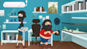 make a simple 2d animation in cartoon style