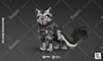 design stylized 3d character modeling with rig for game and animation