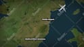 create plane travel route map animation for vlogs and video