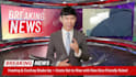 create a breaking news video with asian news anchor