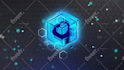 create amazing futuristic sci fi logo animation