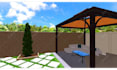 design 2d,3d, landscape, backyard, pool, patio