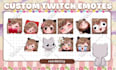 draw twitch emotes, animated emotes chibi emotes, discord emoji