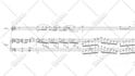 create a professional scrolling sheet music and score video