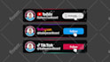 create animated youtube subscribe and social media lower thirds