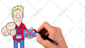 create a custom whiteboard animation doodle explainer video