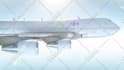 add your logo or text on a flying boeing plane