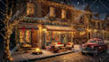 make relaxing winter snow, christmas rain videos with natural sounds