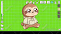 pngtuber cute or chibi vtuber design for live2d models or vtuber model