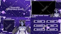 make an unique anime or vtuber stream overlay twitch youtube