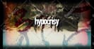 create aggressive dark metal lyic visuals