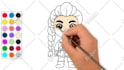make 100 kids learning coloring page videos for youtube kids