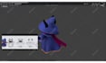 model a stylized 3d cartoon character or 3d game character