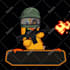 custom cute animated overlay design for vtuber or twitch streamers