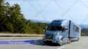 create logistics truck trailer promo video with your logo