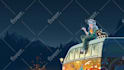 draw painterly pixel art background illustration, scenes, and character sprites