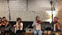 record live strings section in professional studio