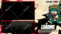 design animated twitch stream overlay, logo, panels, screens, alerts