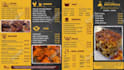 design animated digital menu board for a restaurant or cafe