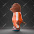 do stylized 3d character modeling with rig for game, animation and film in blend
