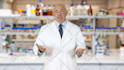 be your male medical spokesperson in a lab coat