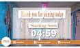 create animated countdown timer clock video for stream