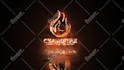 create epic raging fire logo reveal, intro outro video for youtube